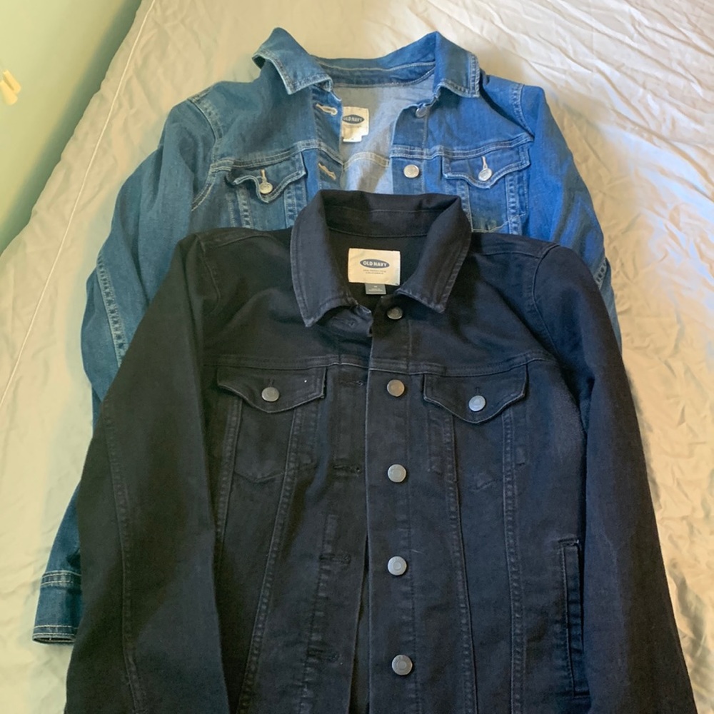 Jean jackets. 2 mediums. Used.